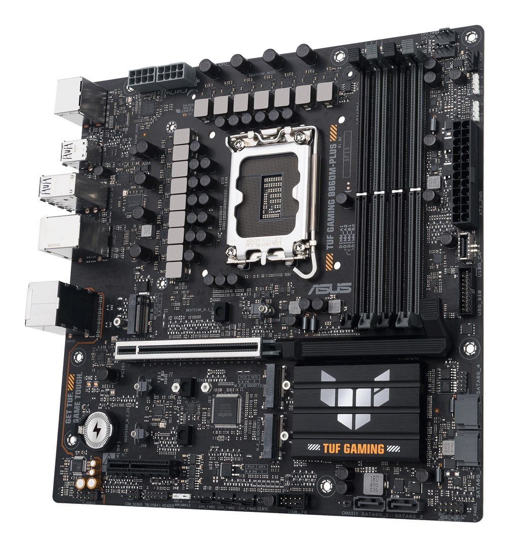 ASUS TUF GAMING B860M-PLUS Intel B860 LGA 1851 (Socket V1) micro ATX ASUS TUF GAMING B860M-PLUS Intel B860 LGA 1851 (Socket V1) micro ATX