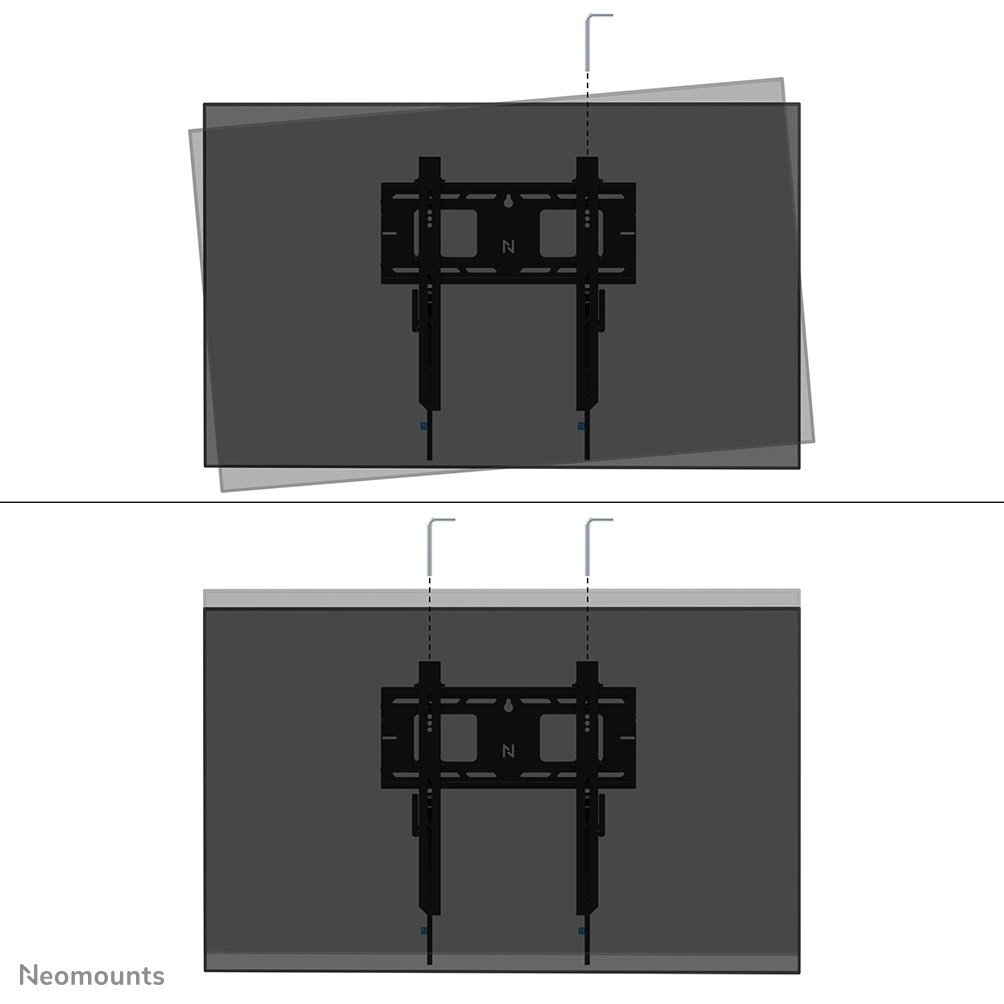 Neomounts WL30-750BL14 Heavy duty wall mount 42-75" - fixed - lockable - fast installation - TÜV Neomounts WL30-750BL14 Heavy duty wall mount 42-75" - fixed - lockable - fast installation - TÜV