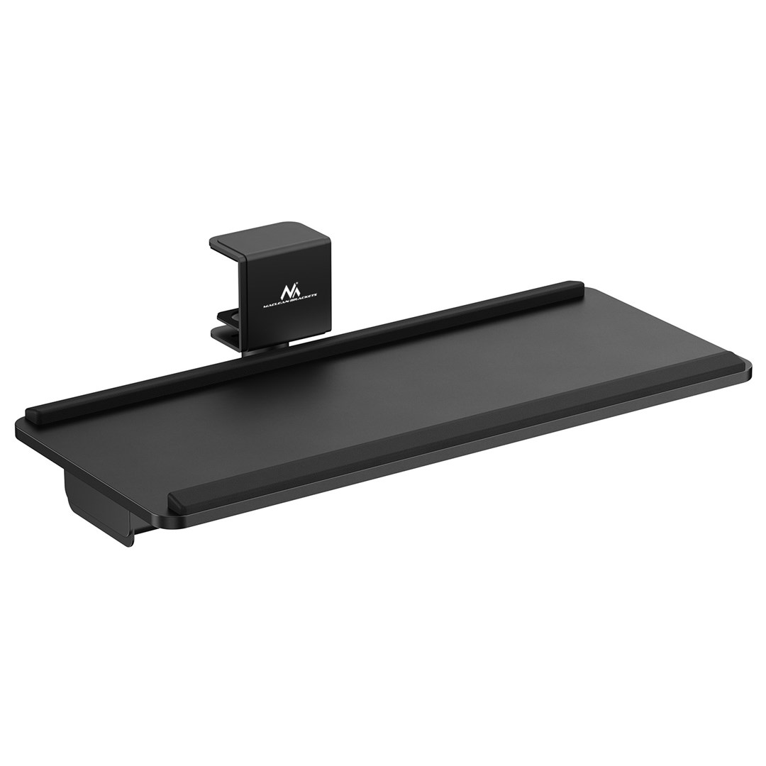 Maclean under-desk keyboard holder, max. load 5kg, horizontal and vertical reg., black, MC-108 B Maclean under-desk keyboard holder, max. load 5kg, horizontal and vertical reg., black, MC-108 B