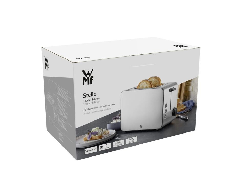 WMF Stelio 0414210011 7 2 slice(s) 1000 W Stainless steel WMF Stelio 0414210011 7 2 slice(s) 1000 W Stainless steel