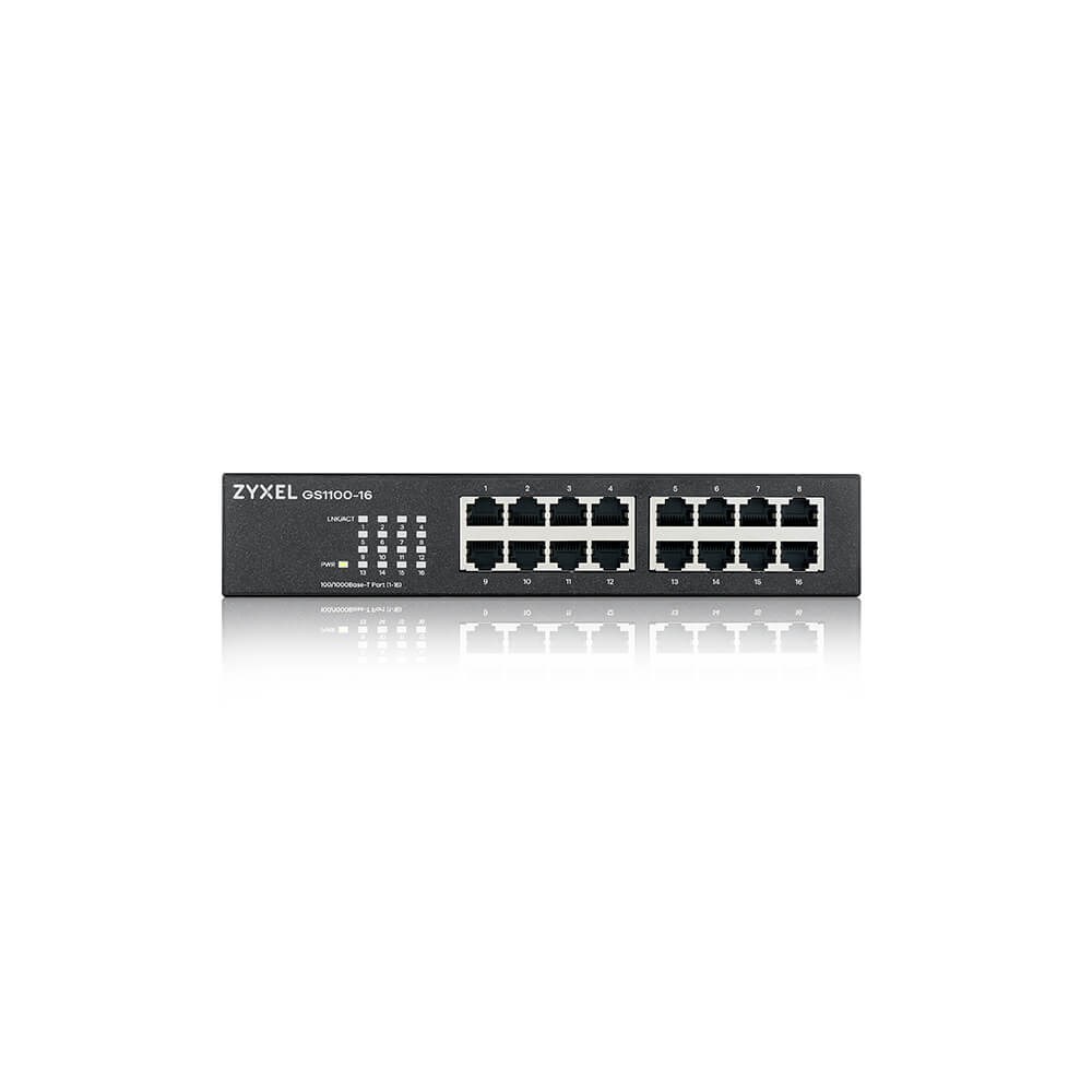 Zyxel GS1100-16 Unmanaged Gigabit Ethernet (10/100/1000) Zyxel GS1100-16 Unmanaged Gigabit Ethernet (10/100/1000)