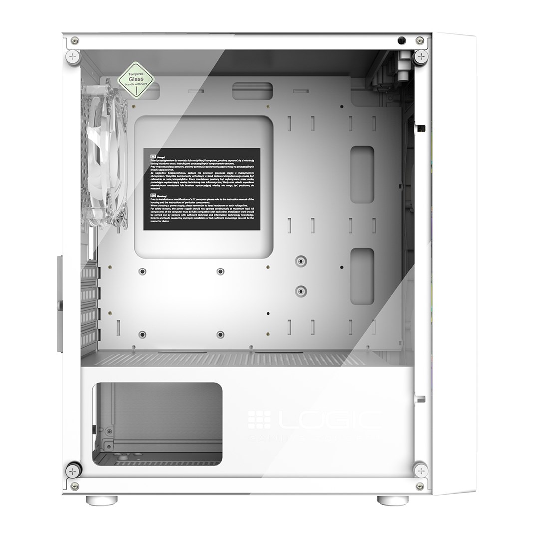 LOGIC ATOS ARGB Mini USB 3.0 Enclosure White LOGIC ATOS ARGB Mini USB 3.0 Enclosure White