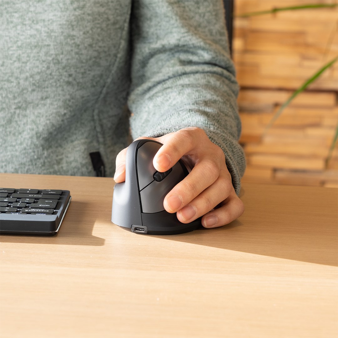 R-Go HE ergonomic mouse left Bluetooth black/silve R-Go HE ergonomic mouse left Bluetooth black/silve