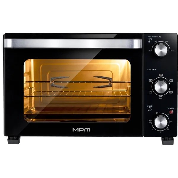 Electric oven MPM MPE-17/T 48 L 1800 W Black Electric oven MPM MPE-17/T 48 L 1800 W Black