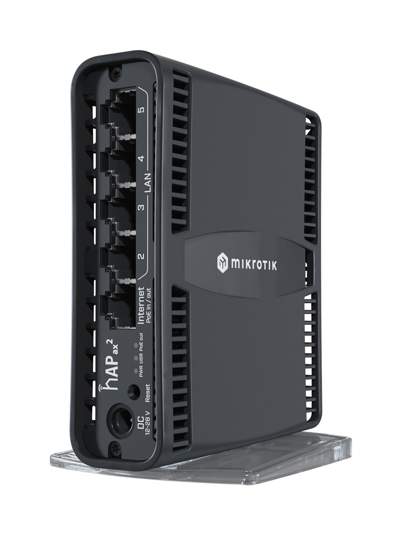 Mikrotik hAP ax2 wireless router Gigabit Ethernet Dual-band (2.4 GHz / 5 GHz) Black Mikrotik hAP ax2 wireless router Gigabit Ethernet Dual-band (2.4 GHz / 5 GHz) Black