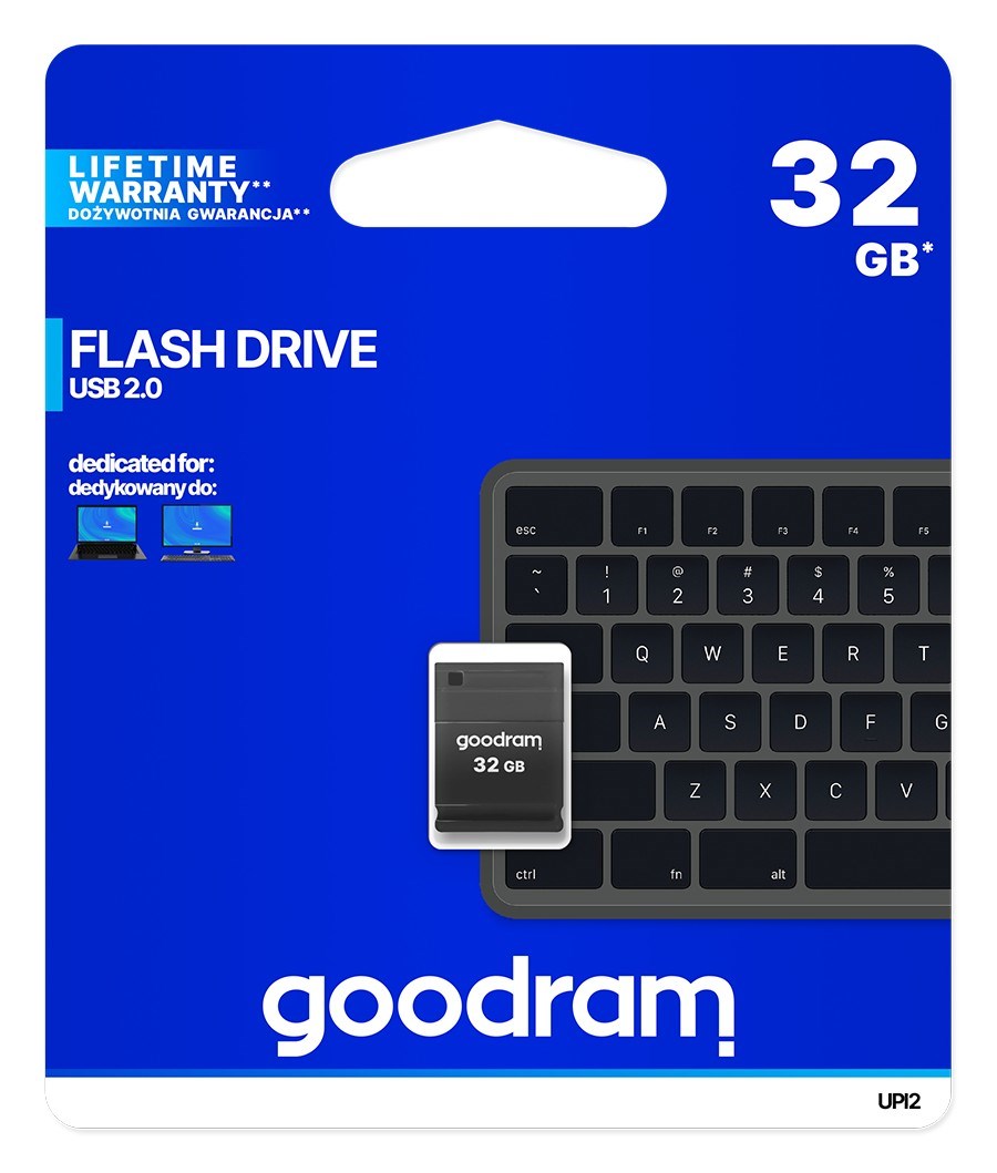 Goodram UPI2 USB flash drive 32 GB USB Type-A 2.0 Black Goodram UPI2 USB flash drive 32 GB USB Type-A 2.0 Black