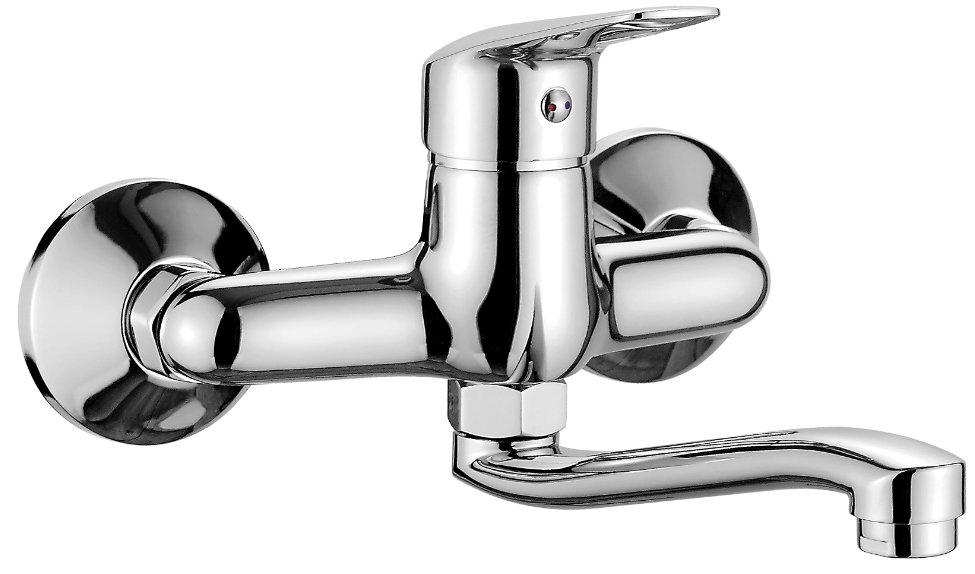 Wall-mounted washbasin mixer Wall-mounted washbasin mixer
