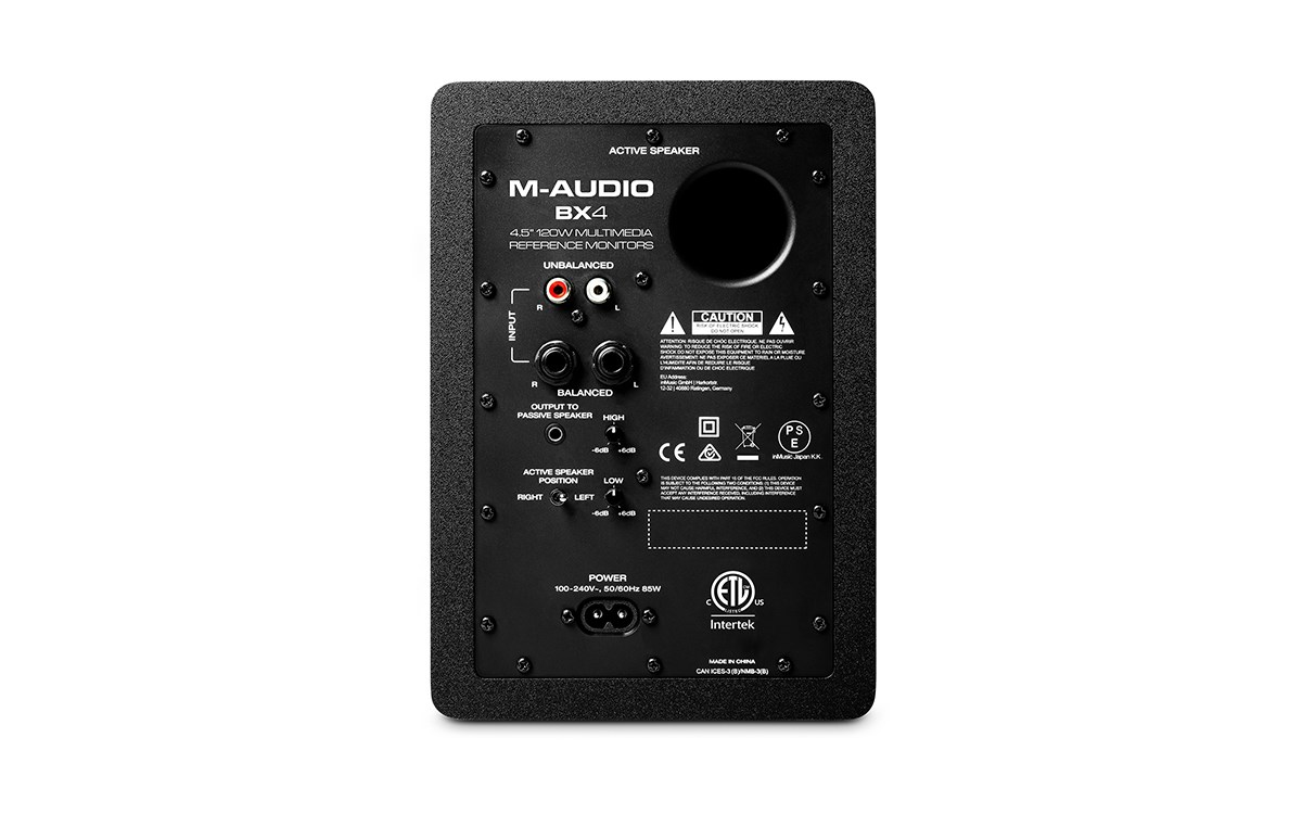 M-AUDIO BX4 Pair - Pair of Active Monitors M-AUDIO BX4 Pair - Pair of Active Monitors