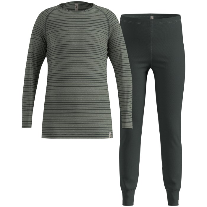 Thermal underwear - Odlo Set long ACTIVE WARM SET size 164 cm Grey Thermal underwear - Odlo Set long ACTIVE WARM SET size 164 cm Grey