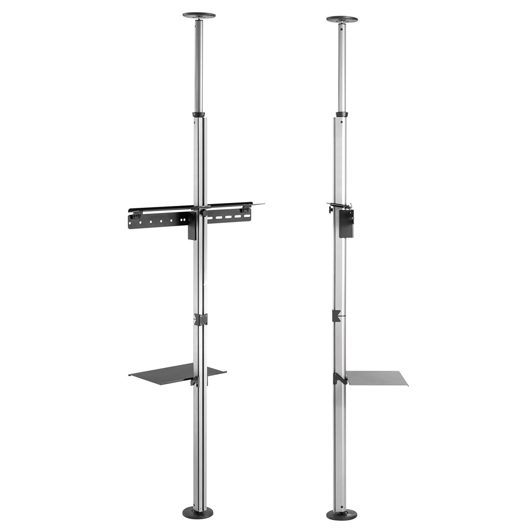 Telescopic TV holder, ceiling and floor with shelf Maclean MC-791N 37 "-70", max. 30 kg Telescopic TV holder, ceiling and floor with shelf Maclean MC-791N 37 "-70", max. 30 kg