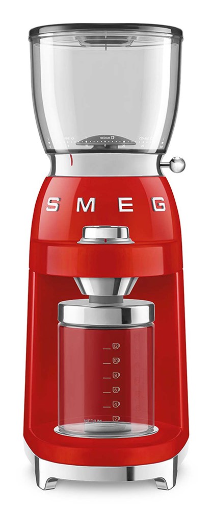 Smeg 50's Style Coffee Grinder CGF11RDEU Red Smeg 50's Style Coffee Grinder CGF11RDEU Red