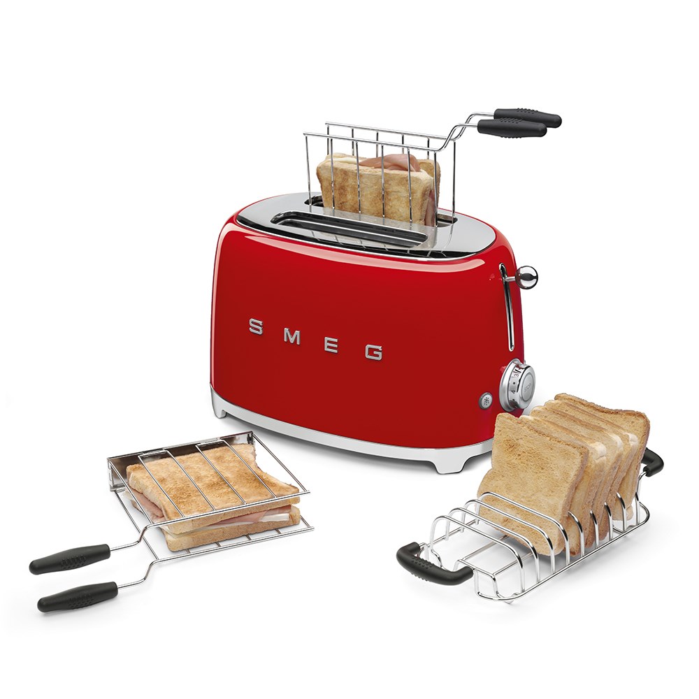 Smeg 50's Style Toaster TSF01RDEU Red Smeg 50's Style Toaster TSF01RDEU Red