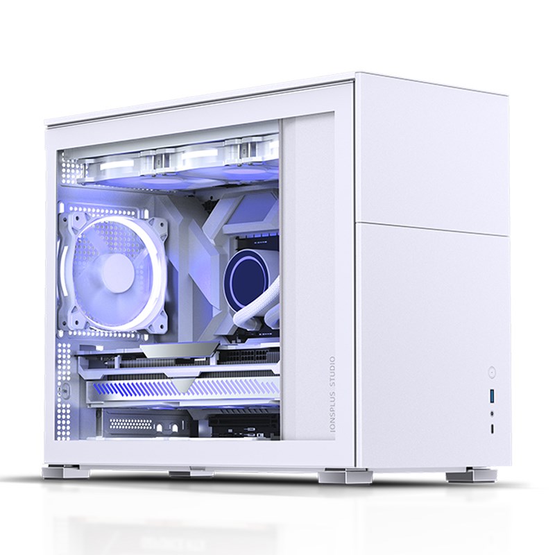 Jonsbo D31 Micro-ATX Case, Tempered Glass - white Jonsbo D31 Micro-ATX Case, Tempered Glass - white