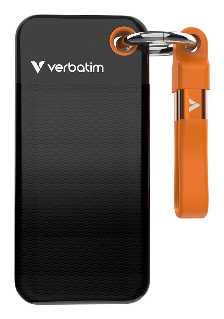 Verbatim Pocket SSD USB 3.2 Gen 2 2TB Black/Orange Verbatim Pocket SSD USB 3.2 Gen 2 2TB Black/Orange