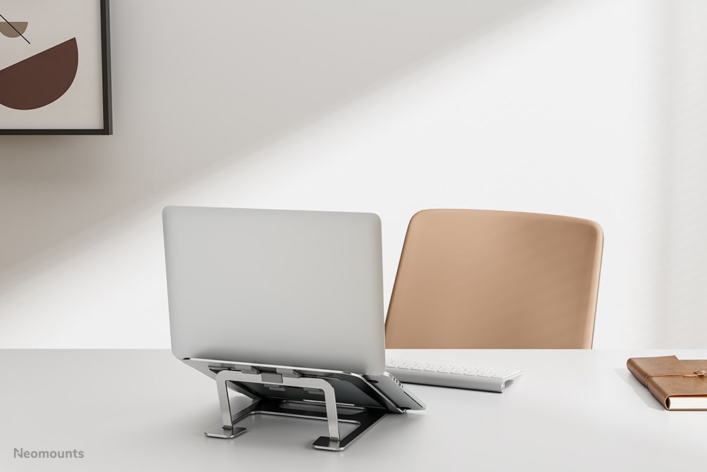Neomounts NSLS085SILVER Laptop stand 10-17" - foldable - compact - universal Neomounts NSLS085SILVER Laptop stand 10-17" - foldable - compact - universal