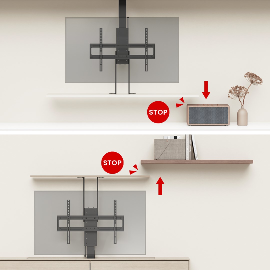Maclean electric ceiling/floor mount, extendable, 43''-88'', VESA 600x400, max 60kg, 100-240V AC,50/60Hz Maclean electric ceiling/floor mount, extendable, 43''-88'', VESA 600x400, max 60kg, 100-240V AC,50/60Hz