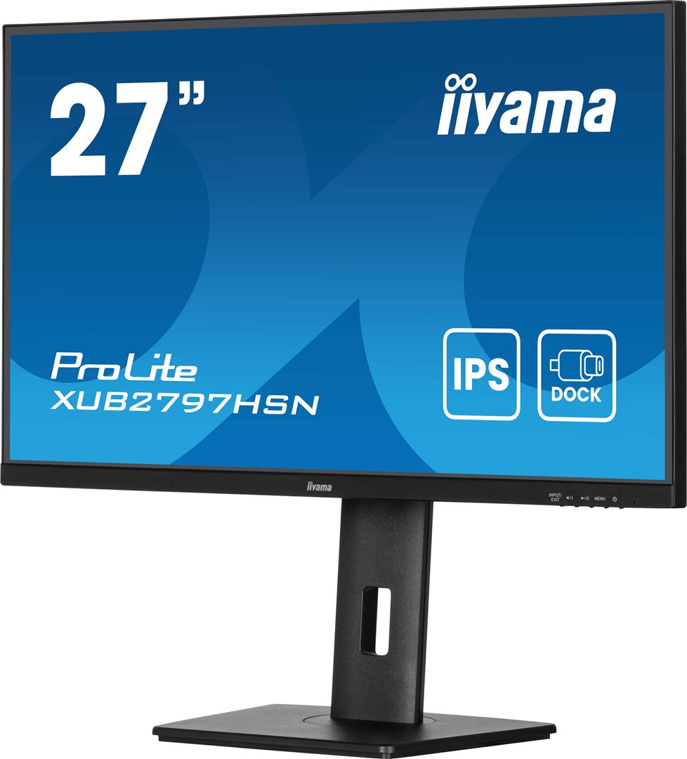 iiyama ProLite 27" IPS technology panel with USB-C dock and RJ45 (LAN) iiyama ProLite 27" IPS technology panel with USB-C dock and RJ45 (LAN)