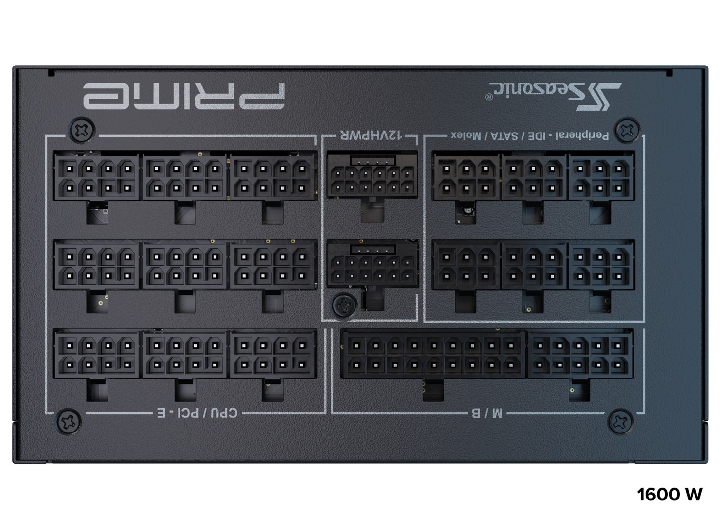 Seasonic ATX3-PRIME-PX-1600 power supply unit 1600 W 20+4 pin ATX ATX Black Seasonic ATX3-PRIME-PX-1600 power supply unit 1600 W 20+4 pin ATX ATX Black