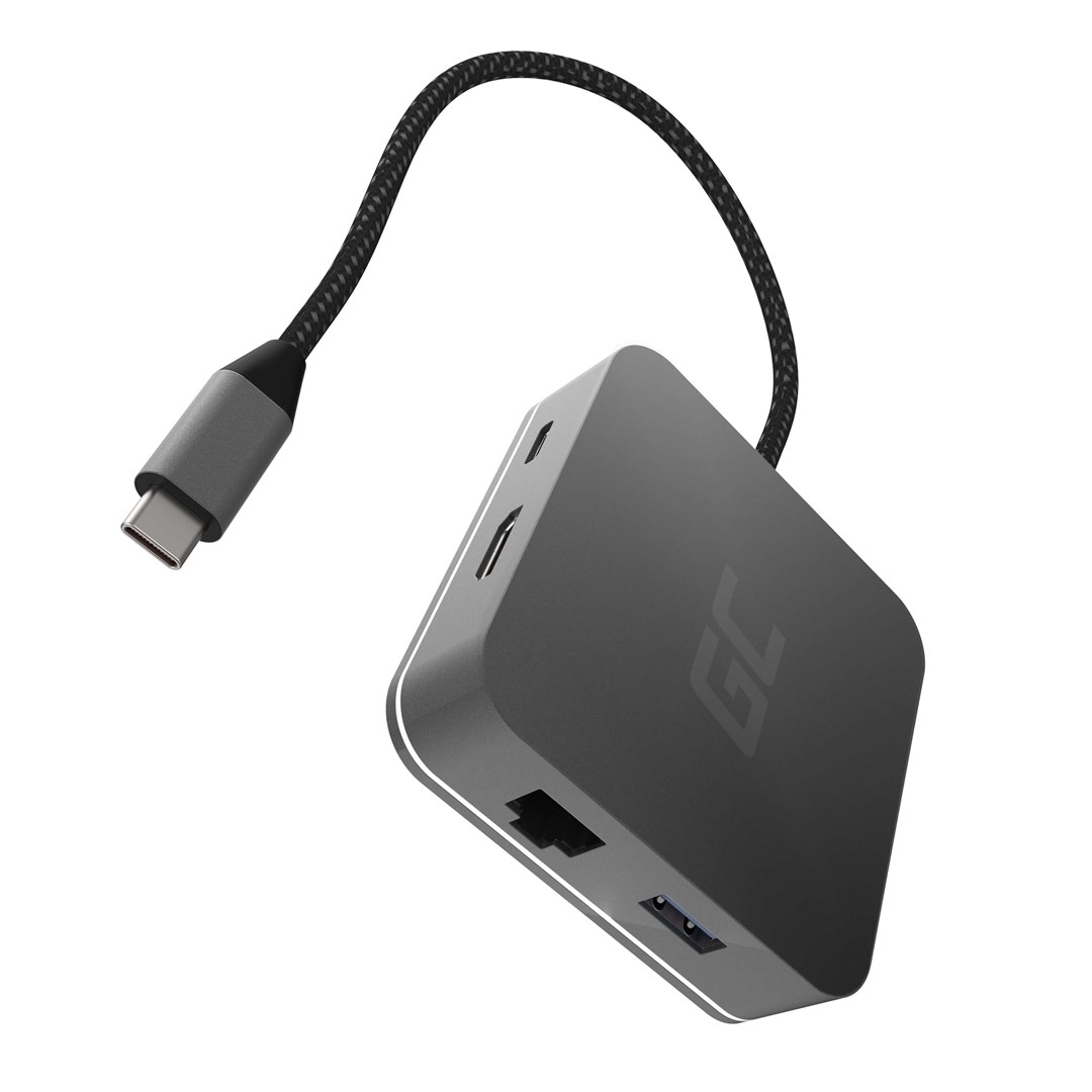Green Cell AK61 laptop dock/port replicator USB 3.2 Gen 1 (3.1 Gen 1) Type-C Silver Green Cell AK61 laptop dock/port replicator USB 3.2 Gen 1 (3.1 Gen 1) Type-C Silver