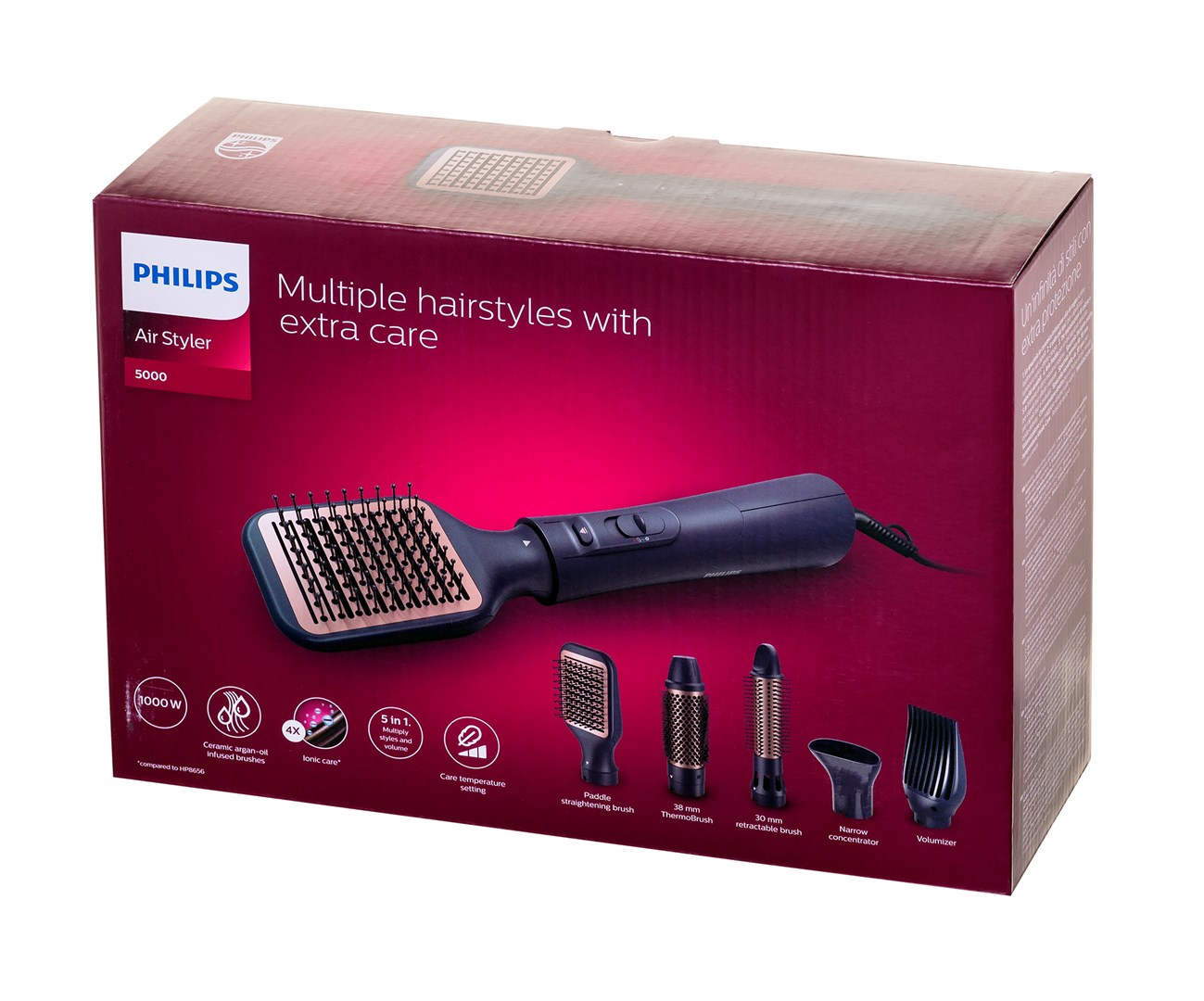 Philips 5000 series BHA530 Hair styling kit Warm Black 1000 W 2 m Philips 5000 series BHA530 Hair styling kit Warm Black 1000 W 2 m