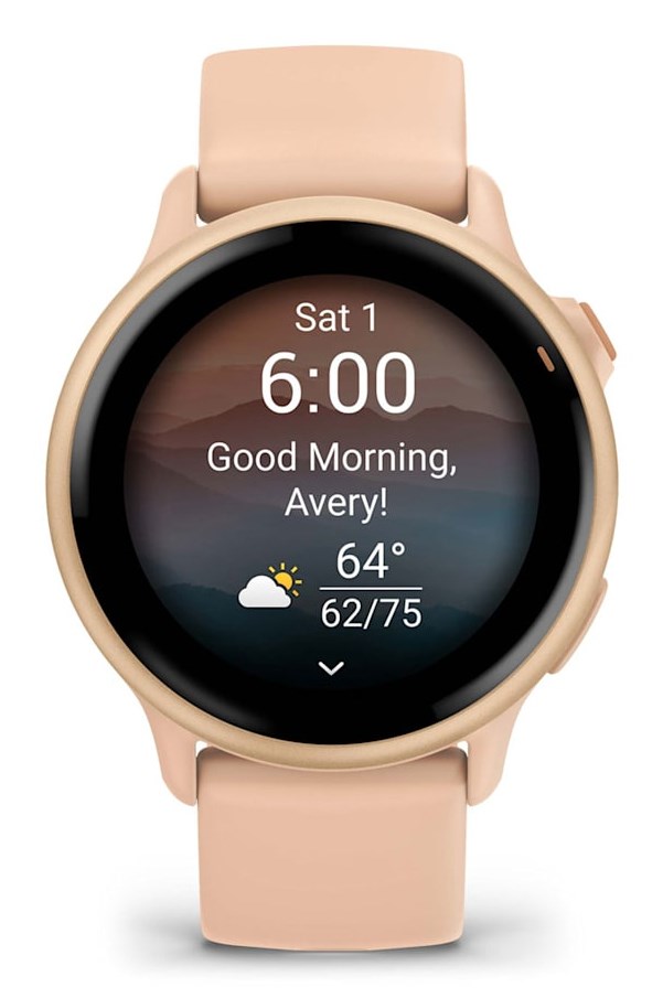 Garmin vívoactive 6 3.05 cm (1.2") AMOLED 42 mm Digital 390 x 390 pixels Touchscreen Pink Wi-Fi GPS (satellite) Garmin vívoactive 6 3.05 cm (1.2") AMOLED 42 mm Digital 390 x 390 pixels Touchscreen Pink Wi-Fi GPS (satellite)