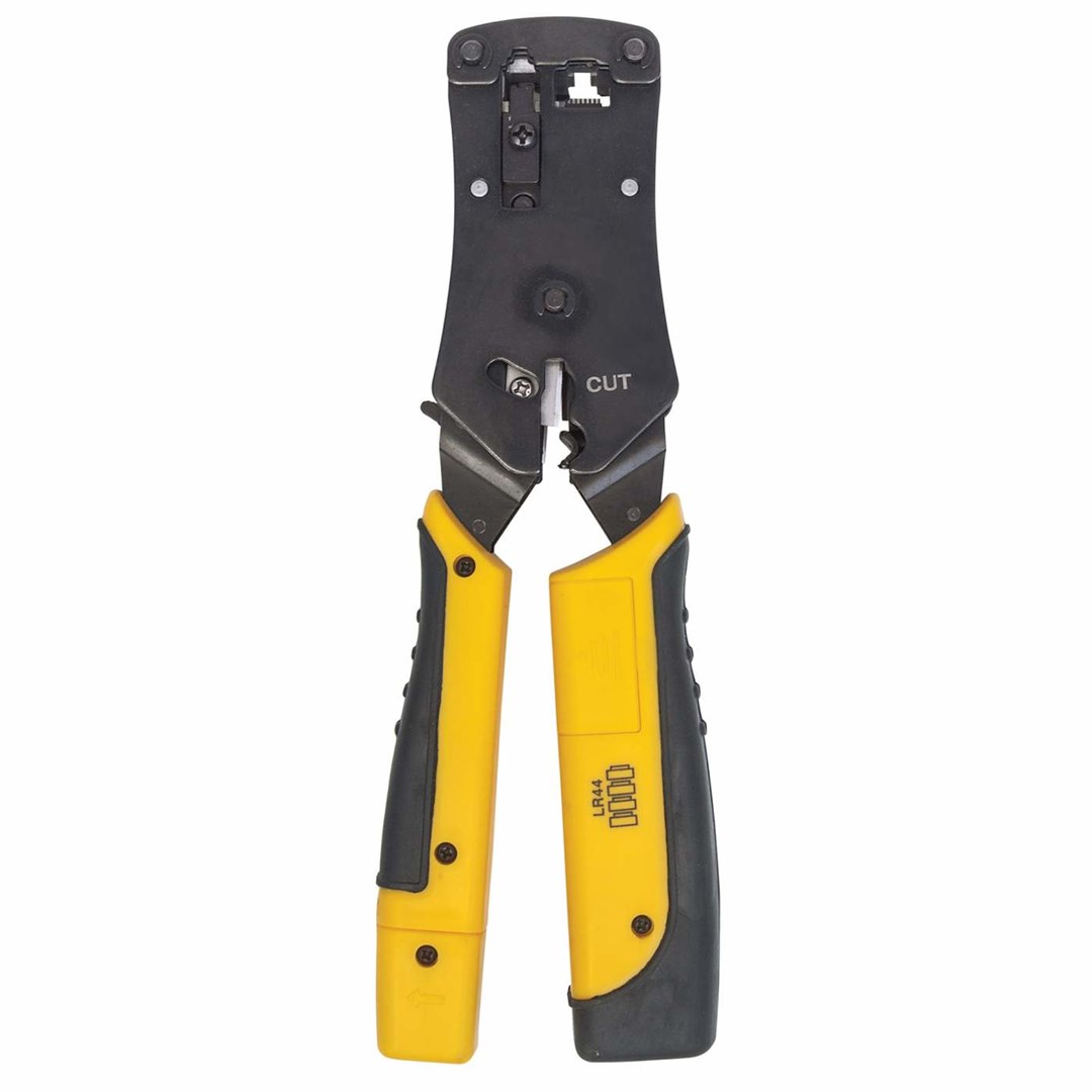 RJ45/RJ11/RJ12/RJ22 Plug Crimping Tool with Intellinet Cable Tester RJ45/RJ11/RJ12/RJ22 Plug Crimping Tool with Intellinet Cable Tester