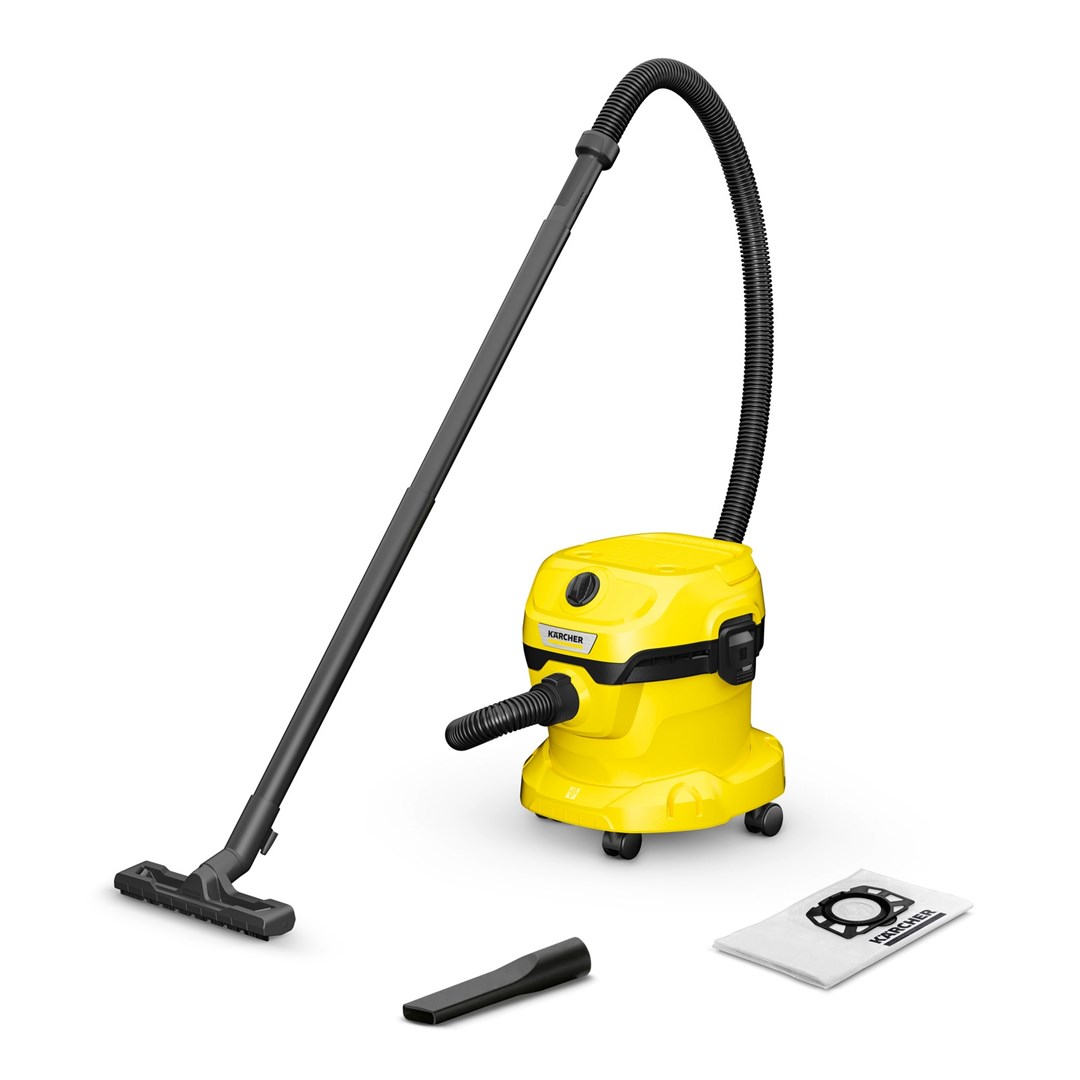 Kärcher WD 2 Plus V-12/4/18 12 L Drum vacuum Dry&wet 1000 W Dust bag Kärcher WD 2 Plus V-12/4/18 12 L Drum vacuum Dry&wet 1000 W Dust bag