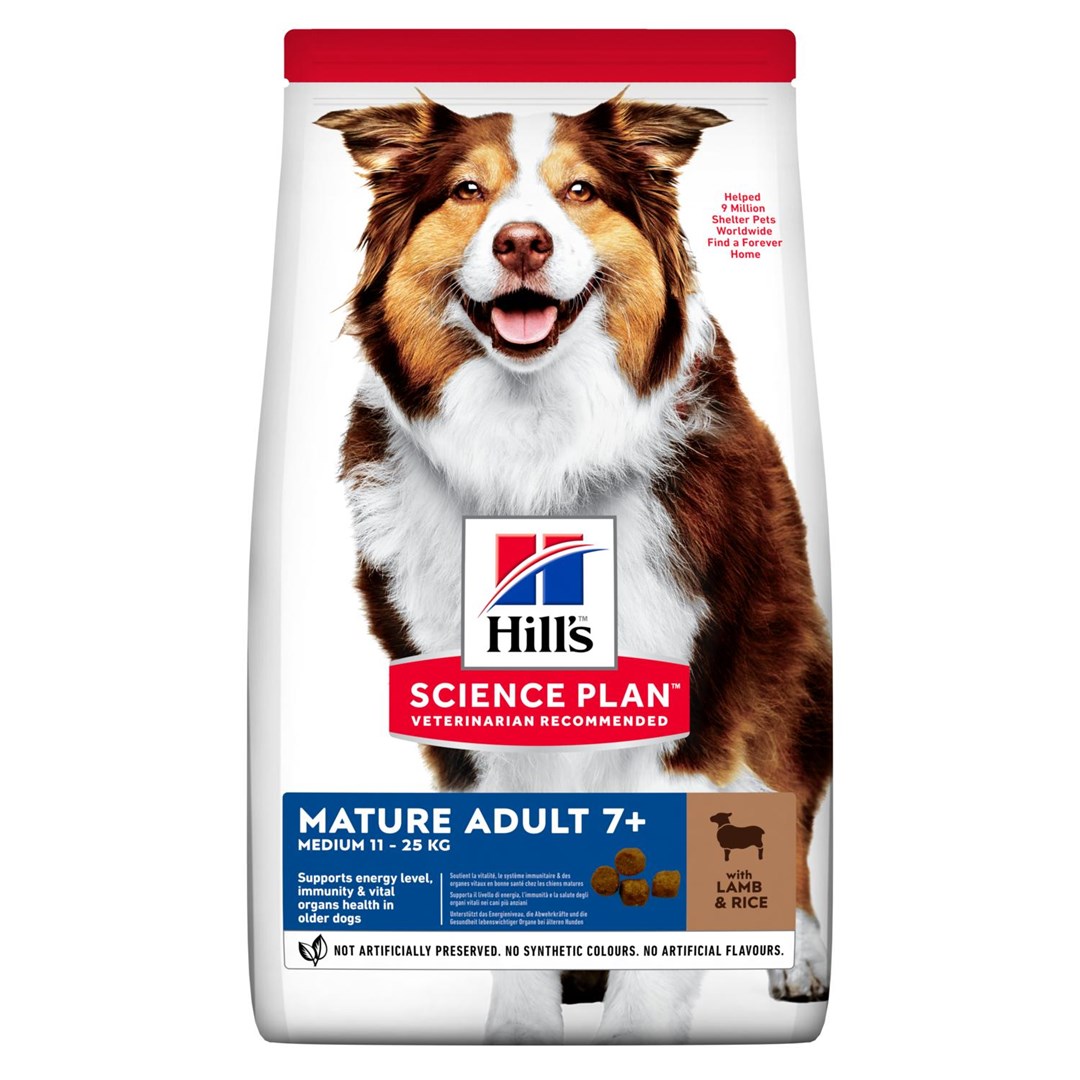 HILL'S Science Plan Mature Adult Medium Lamb and rice - dry dog food - 2.5 kg HILL'S Science Plan Mature Adult Medium Lamb and rice - dry dog food - 2.5 kg