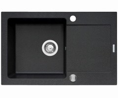PYRAMIS MIDO (76x44) 1B 1D Flush-mounted sink Rectangular Black PYRAMIS MIDO (76x44) 1B 1D Flush-mounted sink Rectangular Black