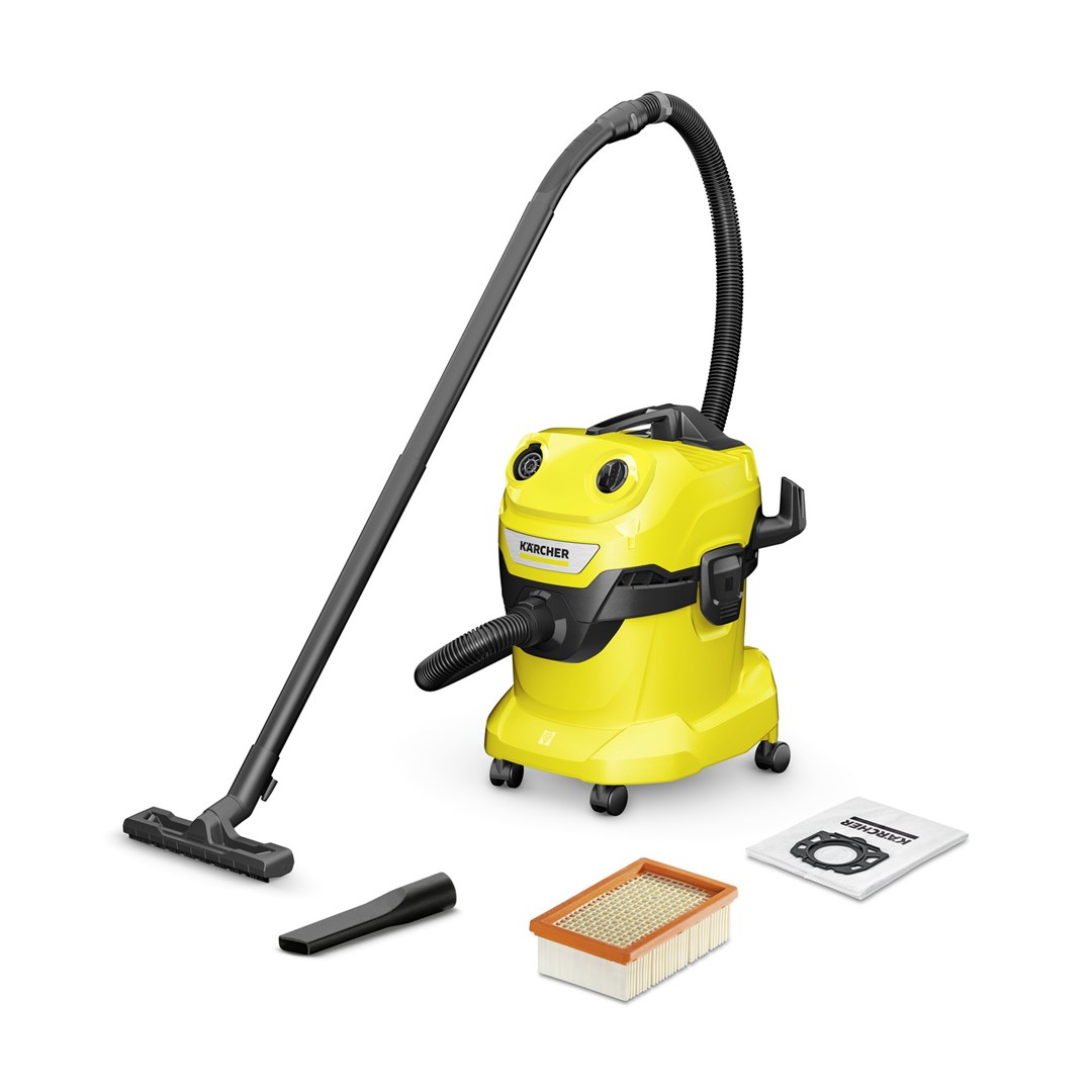 Kärcher WD 4 V-20/5/22 20 L Drum vacuum Dry&wet 1000 W Bagless Kärcher WD 4 V-20/5/22 20 L Drum vacuum Dry&wet 1000 W Bagless