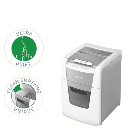 Leitz IQ Autofeed Small Office 100 Automatic Paper Shredder P4 Leitz IQ Autofeed Small Office 100 Automatic Paper Shredder P4
