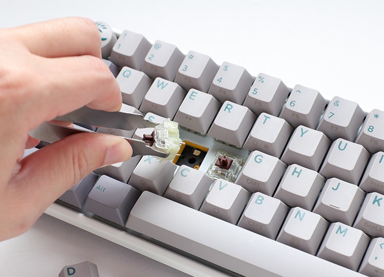Ducky One 3 Mini Mist Grey keyboard Gaming USB US English Ducky One 3 Mini Mist Grey keyboard Gaming USB US English