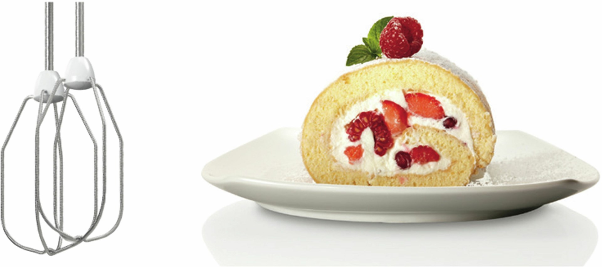 Bosch CleverMixx MFQ24200 400 W Hand Mixer, White Bosch CleverMixx MFQ24200 400 W Hand Mixer, White