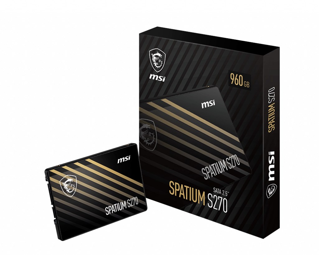 MSI SPATIUM S270 SATA 2.5 240GB internal solid state drive 2.5" Serial ATA III 3D NAND MSI SPATIUM S270 SATA 2.5 240GB internal solid state drive 2.5" Serial ATA III 3D NAND