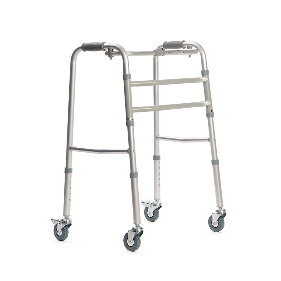 Walking frame rehabilitation with 4 wheels Walking frame rehabilitation with 4 wheels