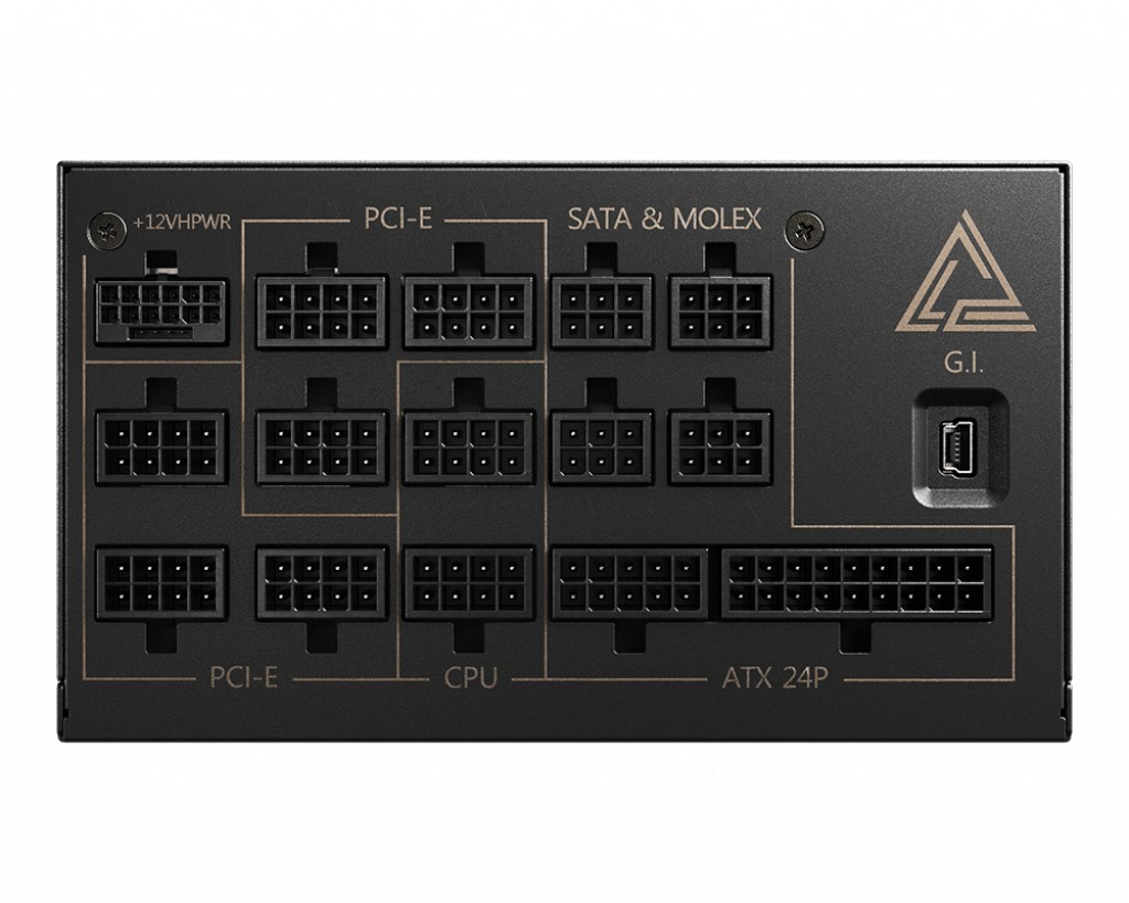 MSI MEG AI1300P PCIE5 power supply unit 1300 W 24-pin ATX ATX Black MSI MEG AI1300P PCIE5 power supply unit 1300 W 24-pin ATX ATX Black
