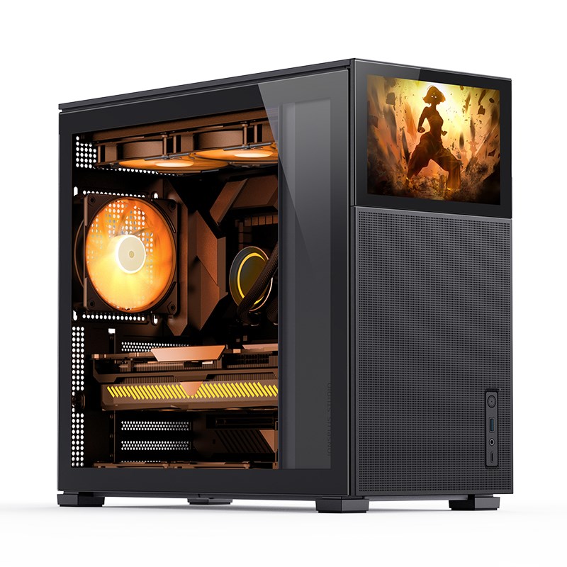 Jonsbo D41 MESH Screen ATX Case, Tempered Glass - black Jonsbo D41 MESH Screen ATX Case, Tempered Glass - black