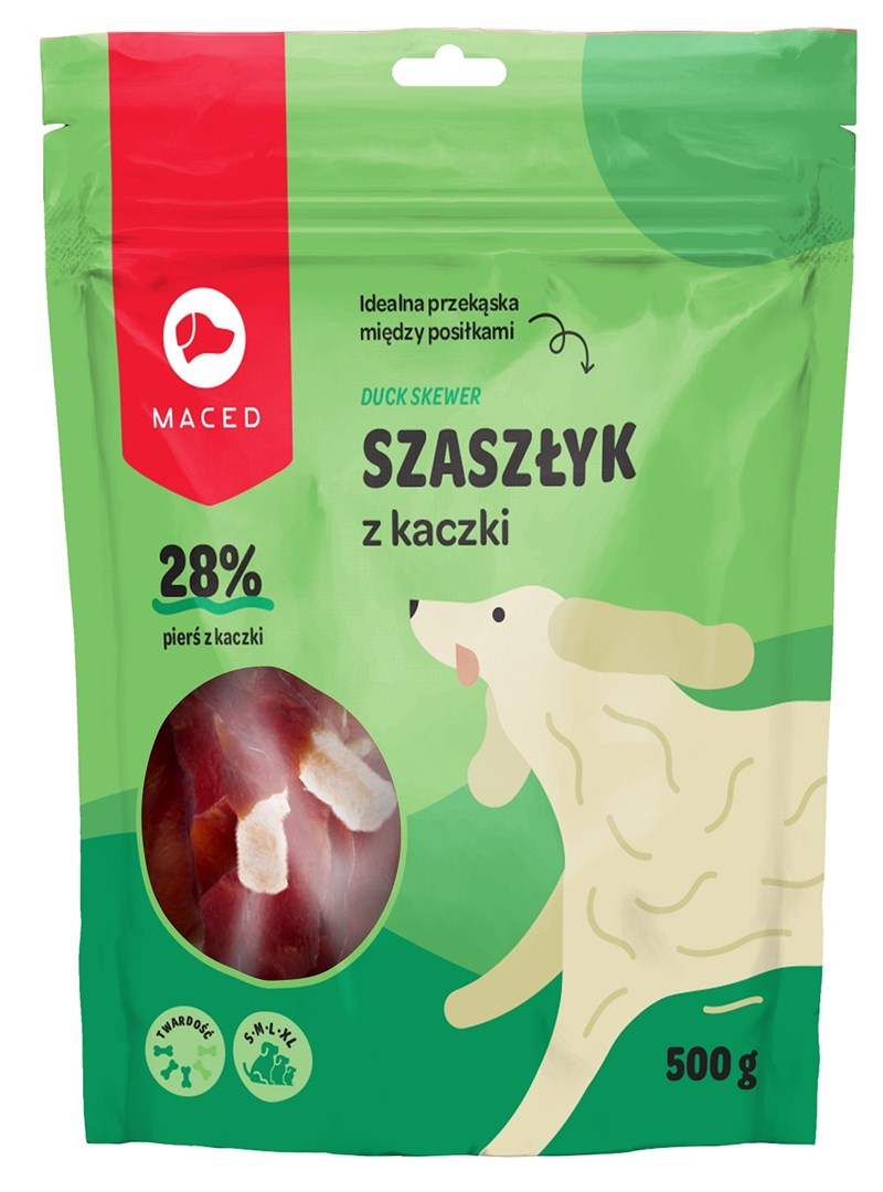 MACED Duck skewer - Dog treat - 500g MACED Duck skewer - Dog treat - 500g