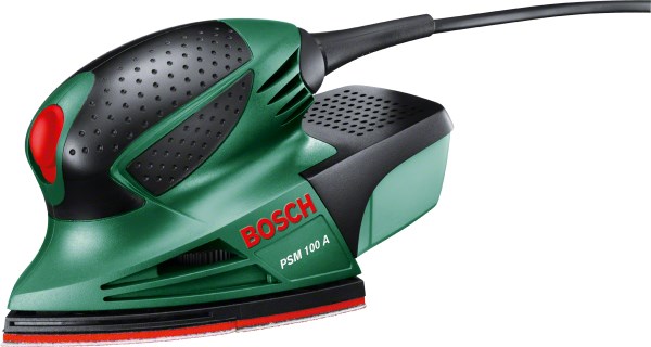 Bosch PSM 100 A Multi sander 26000 OPM Black, Green, Red Bosch PSM 100 A Multi sander 26000 OPM Black, Green, Red