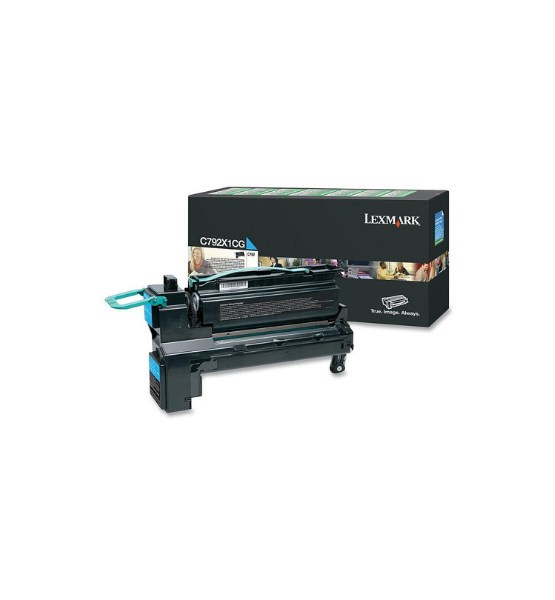 Lexmark C792X1CG toner cartridge 1 pc(s) Original Cyan Lexmark C792X1CG toner cartridge 1 pc(s) Original Cyan