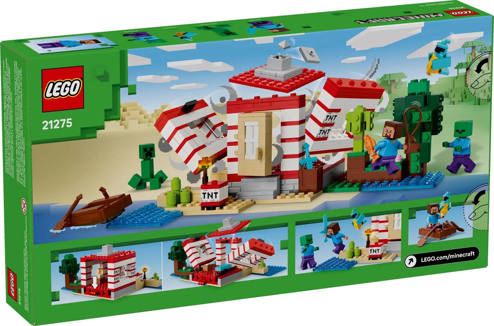 LEGO MINECRAFT 21275 The TNT Jungle House LEGO MINECRAFT 21275 The TNT Jungle House