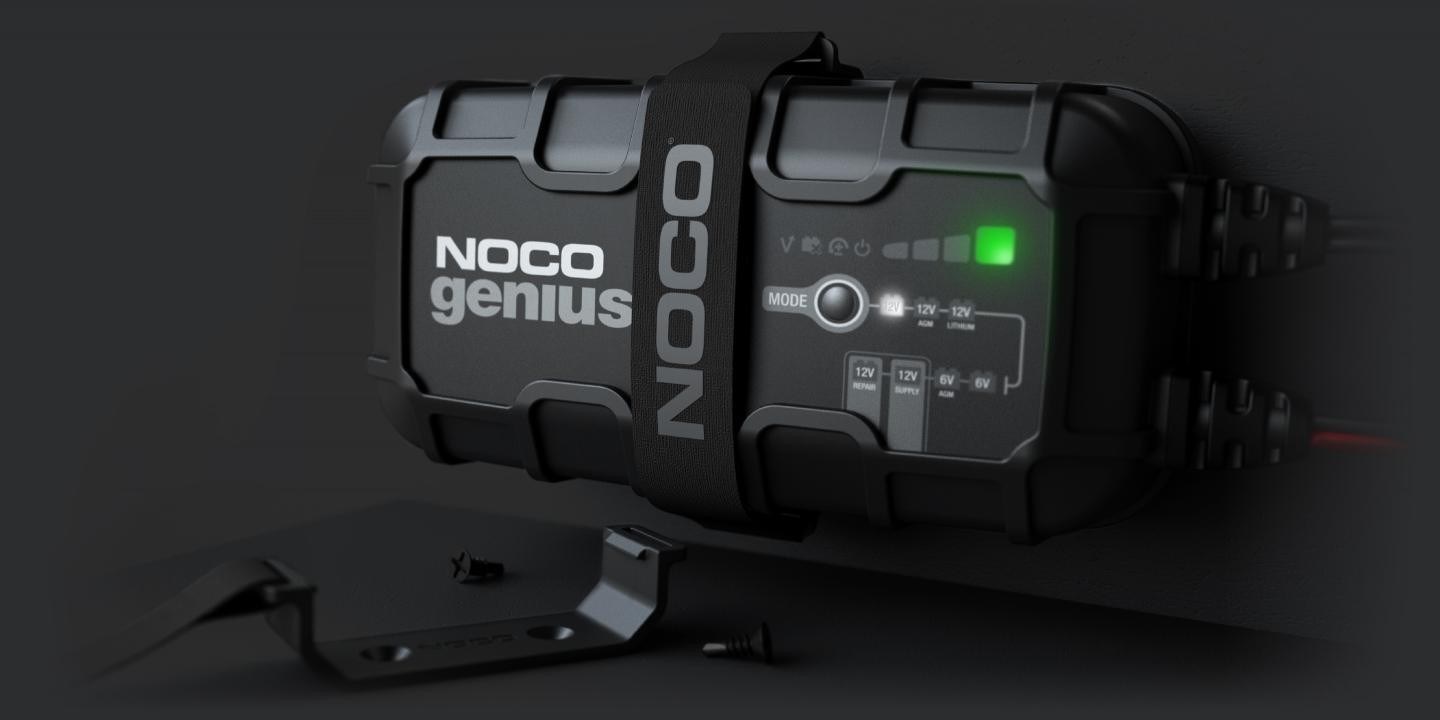 NOCO GENIUS10 EU 10A Battery charger for 6V/12V batteries with maintenance and desulphurisation function NOCO GENIUS10 EU 10A Battery charger for 6V/12V batteries with maintenance and desulphurisation function