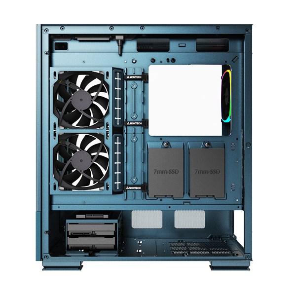 Montech SKY TWO, Midi-Tower - blue Montech SKY TWO, Midi-Tower - blue