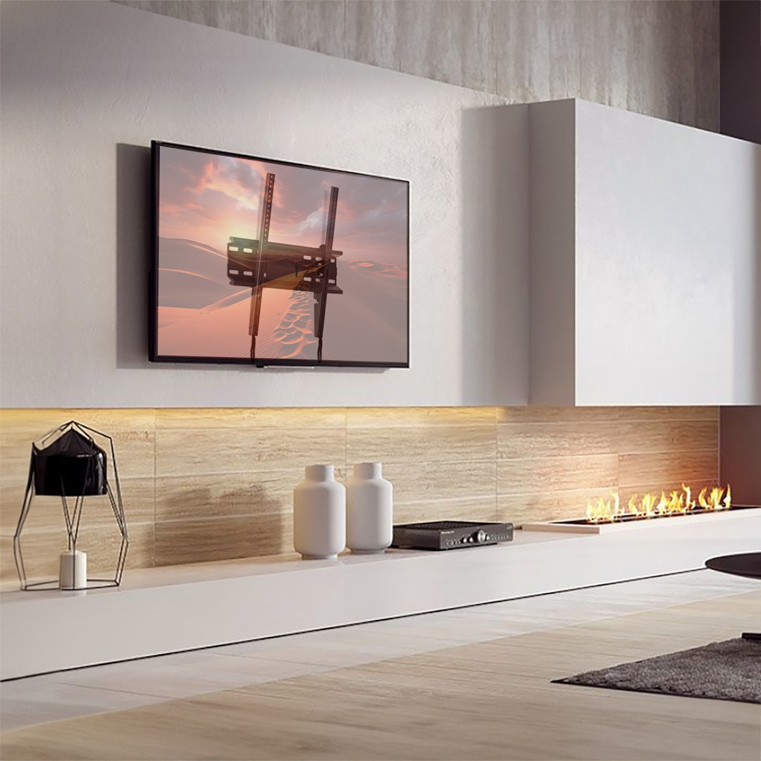 Maclean MC-748A TV or Monitor Mount, TV Wall Holder, Handle, max VESA 400x400, 32-70", 45kg, Black Maclean MC-748A TV or Monitor Mount, TV Wall Holder, Handle, max VESA 400x400, 32-70", 45kg, Black