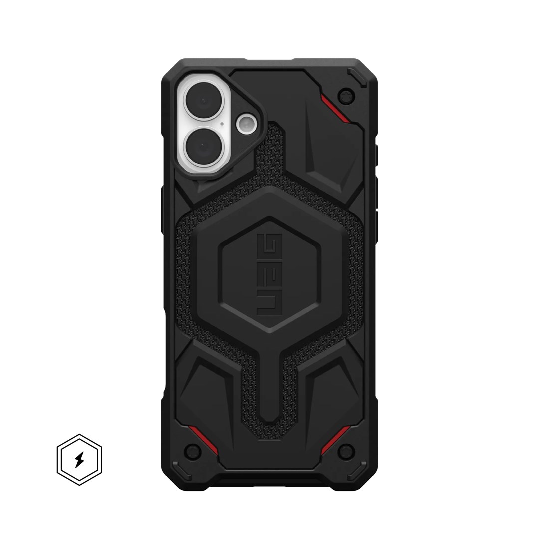 Urban Armor Gear Monarch Pro kevlar mobile phone case 17 cm (6.7") Cover Black Urban Armor Gear Monarch Pro kevlar mobile phone case 17 cm (6.7") Cover Black