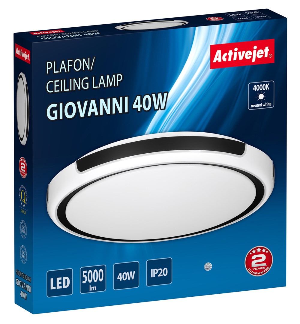 Activejet LED ceiling light AJE-GIOVANNI 40W Activejet LED ceiling light AJE-GIOVANNI 40W