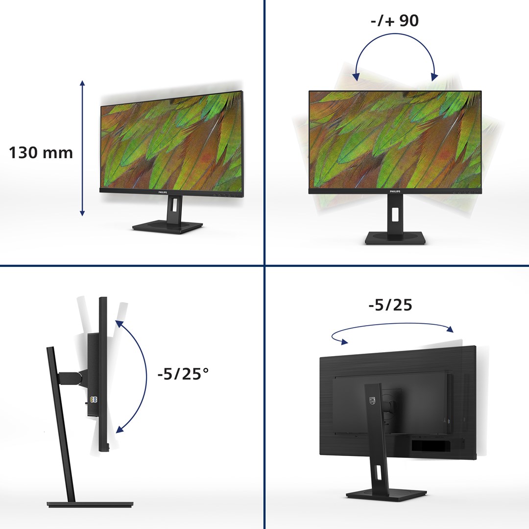 Monitor Philips 27" 27B1N3800/00 IPS 4K UHD 60Hz 2xHDMI DP 5xUSB speakers Monitor Philips 27" 27B1N3800/00 IPS 4K UHD 60Hz 2xHDMI DP 5xUSB speakers