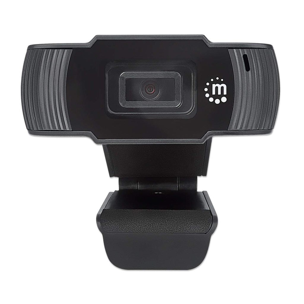 Manhattan USB Webcam, Two Megapixels (Clearance Pricing), 1080p Full HD, USB-A, Integrated Microphone, Adjustable Clip Base, 30 frame per second, Black, Three Year Warranty, Box Manhattan USB Webcam, Two Megapixels (Clearance Pricing), 1080p Full HD, USB-A, Integrated Microphone, Adjustable Clip Base, 30 frame per second, Black, Three Year Warranty, Box