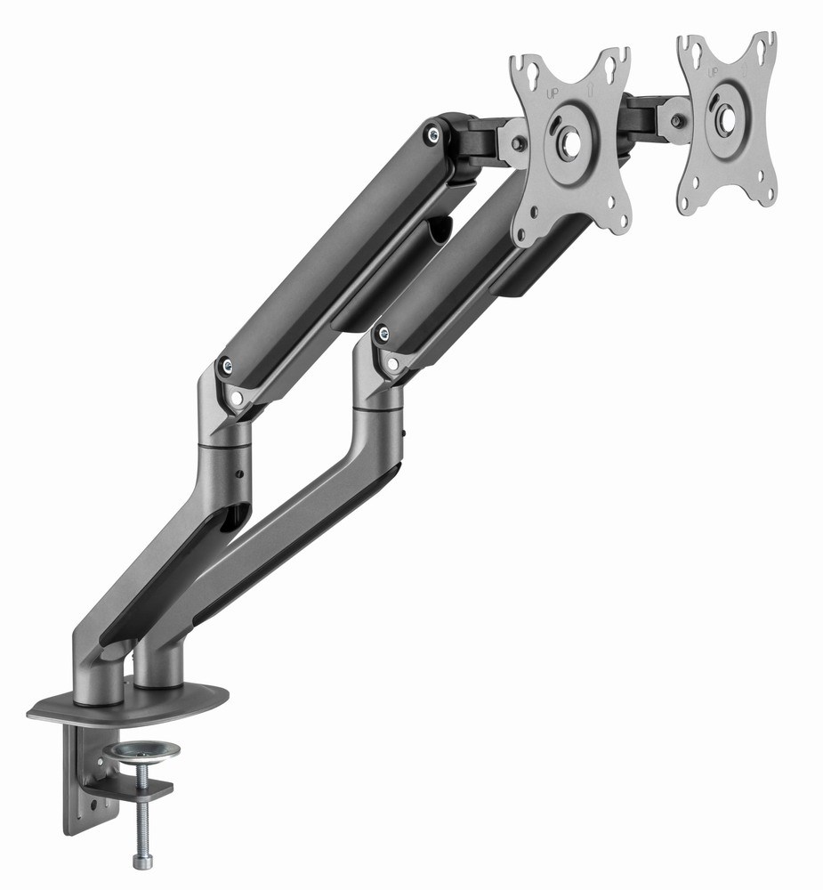 Gembird MA-DA2-05 monitor mount / stand 81.3 cm (32") Desk Grey Gembird MA-DA2-05 monitor mount / stand 81.3 cm (32") Desk Grey