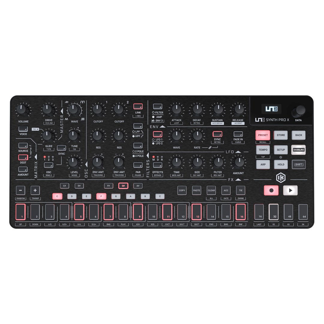 IK Multimedia Uno Synth Pro X - analogue synthesiser IK Multimedia Uno Synth Pro X - analogue synthesiser